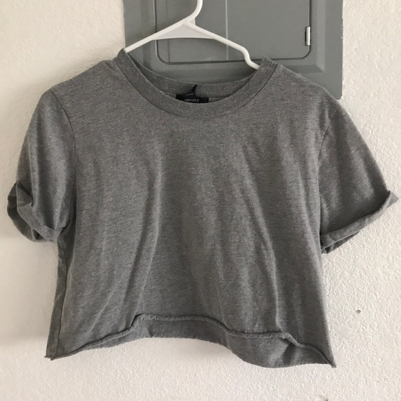 Forever 21 Tops - Gray Crop Top